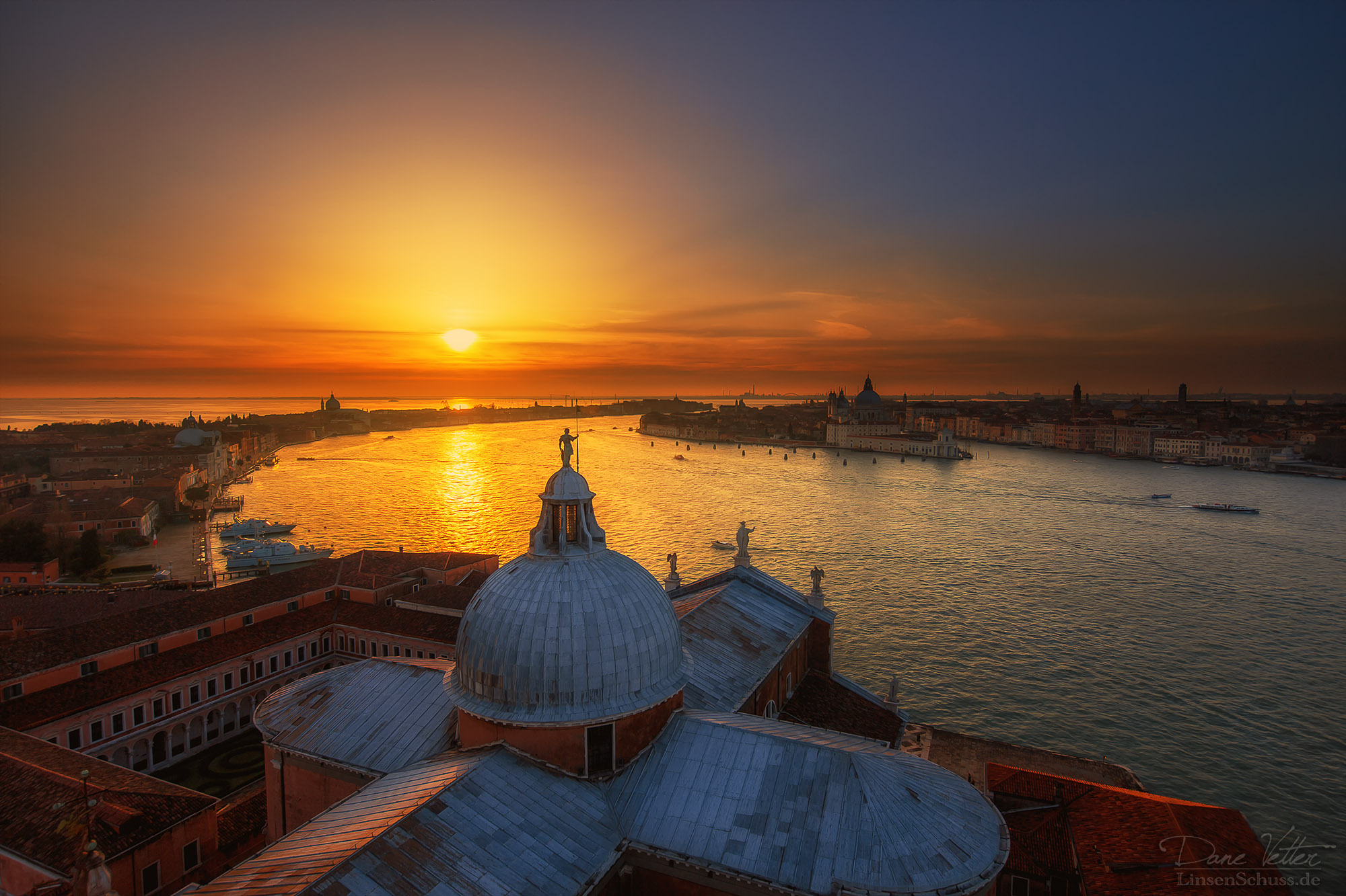 Sonnenuntergang vom San Giorgio Maggiore